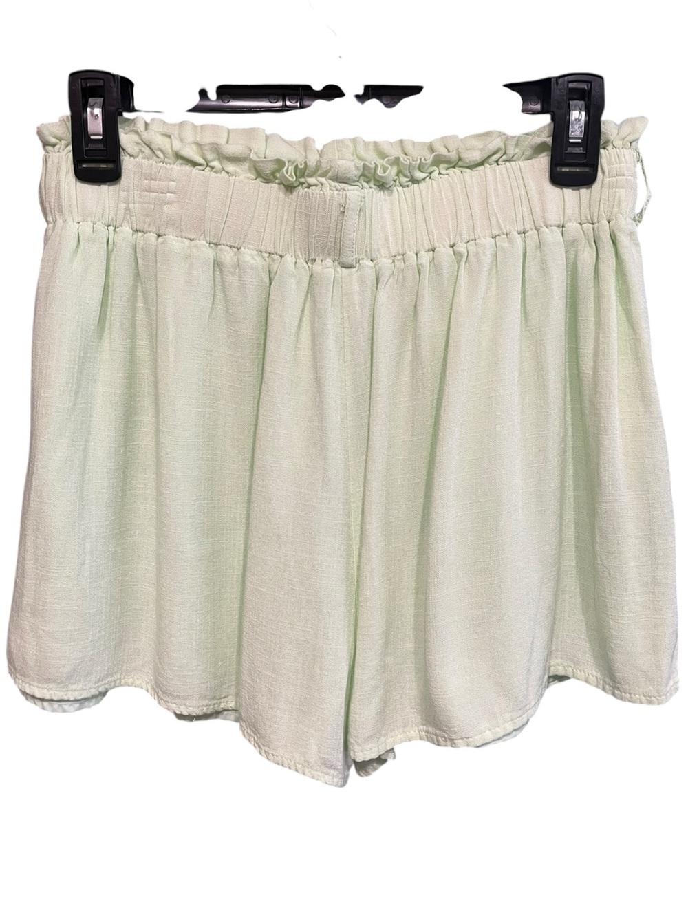 Light Green High Waisted Double Lined w/Elastic Waist - Size Large